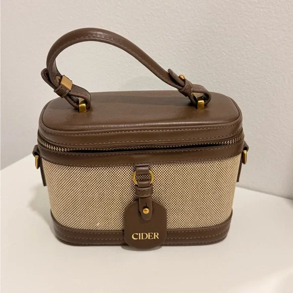 Cider Brown and Cream Crossbody Bag - Picture 3 of 5